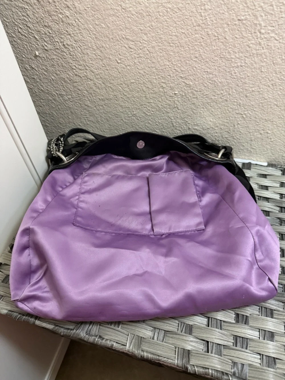 Coach Madison Black Shoulder Bag with Crossbody Strap - Style 14580 - Picture 6 of 16